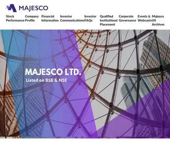 Majescoltd.in(Majesco Ltd) Screenshot