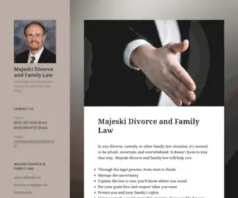 Majeskilaw.com(Majeski Divorce and Family Law) Screenshot