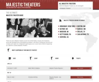 Majestic-Theater.com(Majestic Theater) Screenshot