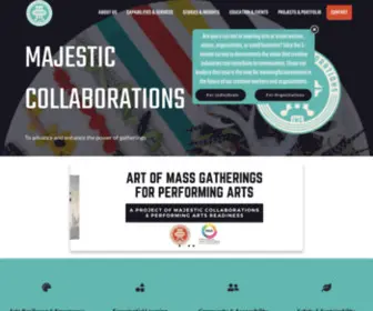 Majesticcollaborations.com(Majestic Collaborations) Screenshot