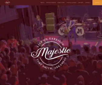 MajesticFortsmith.com(The Majestic) Screenshot