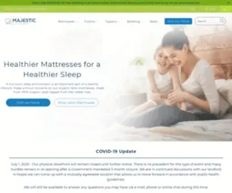 MajesticFuton.com(Latex Mattress) Screenshot