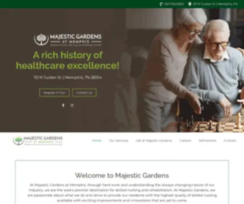 MajesticGardensrehab.com(MajesticGardensrehab) Screenshot