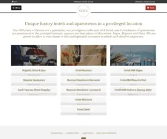 Majestichotelgroup.com(Majestic Hotel Group) Screenshot