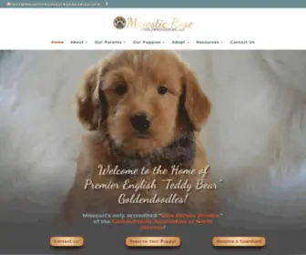 Majesticrosegoldendoodles.com(Majestic Rose Goldendoodles) Screenshot