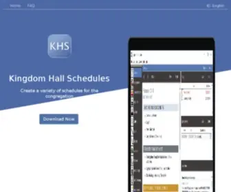 Majesticsoftware.net(KHS (Kingdom Hall Schedules)) Screenshot