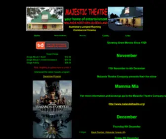 Majestictheatre.com.au(Majestic Theatre) Screenshot