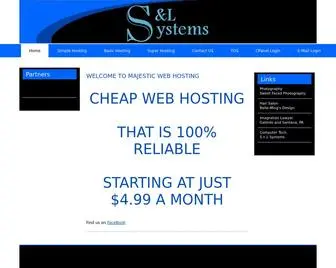 Majesticwebhosting.com(Majesticwebhosting) Screenshot