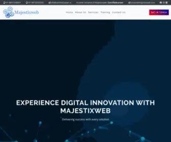 Majestixweb.com(Best Web Designing and development company in delhi India) Screenshot