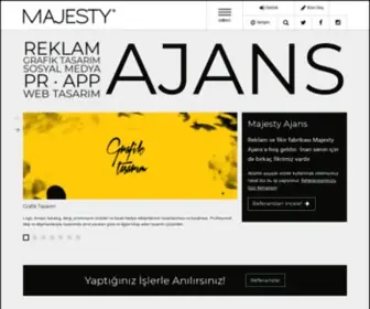 Majestyajans.com(Majesty Ajans) Screenshot