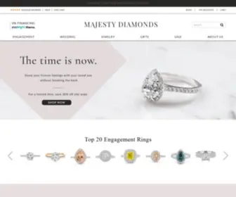 Majestydiamonds.com(Majesty Diamonds) Screenshot