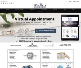 Majestyjewelers.com(Best Jewelry & Watch Store in St) Screenshot