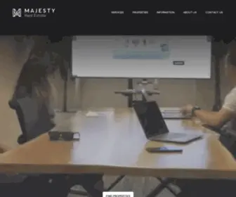 Majestyre.com(MAJESTY Real Estate) Screenshot