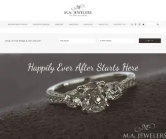 Majewelers.com(M.A) Screenshot