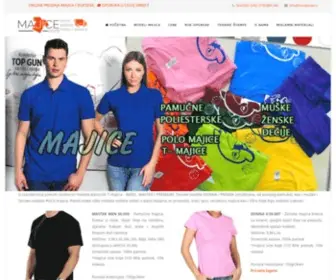 Majice.co.rs(Online Prodaja Majica i Dukseva) Screenshot