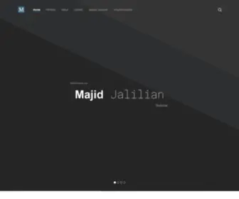 Majid.codes(Majid Jalilian personal website) Screenshot