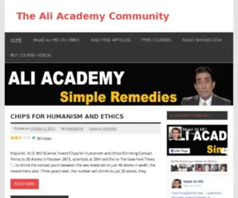 Majidali.com(The Ali Academy Community) Screenshot