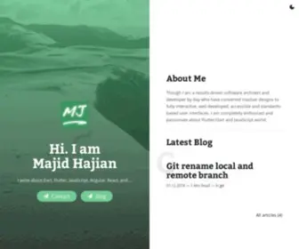 Majidhajian.com(Developer Blog) Screenshot