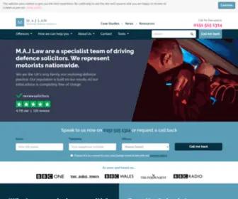 MajLaw.co.uk(Motoring Offence Defence Solicitors UK) Screenshot