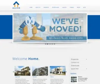 Major.com.ph(Major Homes Inc) Screenshot