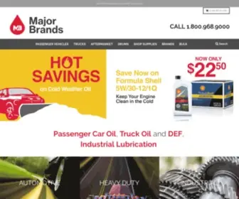 Majorbrandsoil.com(Major Brands Oil) Screenshot