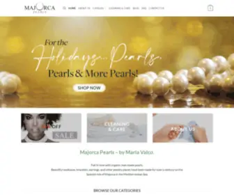 Majorcapearls.com(Majorca Pearls) Screenshot