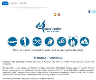 Majorcatransfers.es(Majorca Transfers bus minibus) Screenshot