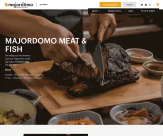 Majordomolv.com(Majordomo Meat & Fish) Screenshot