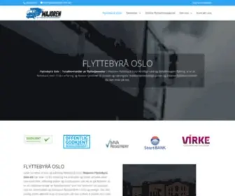 Majorenflytt.no(Flyttebyrå Oslo) Screenshot