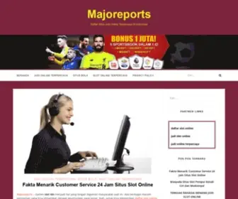 Majoreports.com(Majoreports) Screenshot