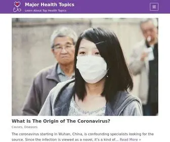 Majorhealthtopics.com(Major Health Topics) Screenshot