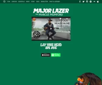 Majorlazer.fm(Majorlazer) Screenshot