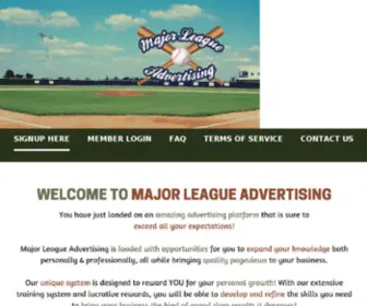 Majorleagueadvertising.com(Majorleagueadvertising) Screenshot