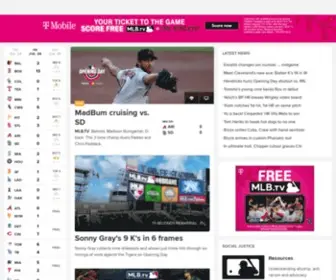 Majorleaguebaseball.com(The Official Site of Major League Baseball) Screenshot