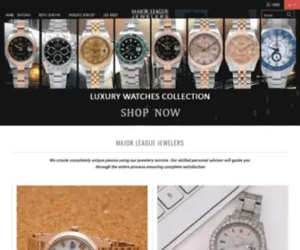 Majorleaguejewelers.com(Majorleaguejewelers) Screenshot