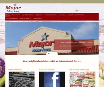 Majormarketgrocery.com(Major Market Grocery) Screenshot