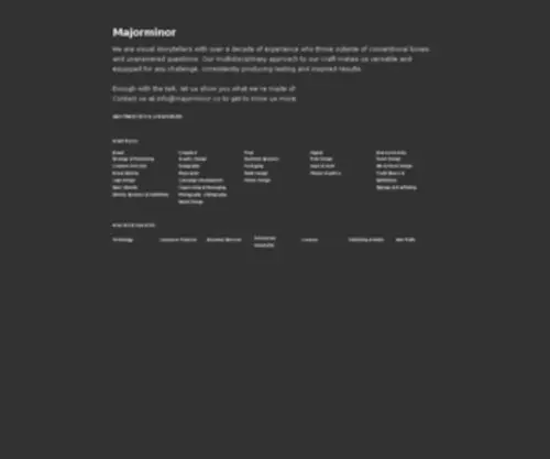 Majorminorsf.com(Majorminor) Screenshot