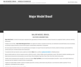 Majormodel.com.br(MAJOR MODEL BRASIL) Screenshot