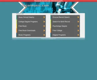 Majormusic.com(majormusic) Screenshot