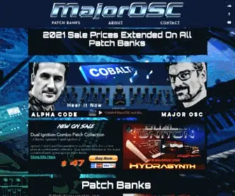 Majorosc.com(Definitive Presets for Hardware Synths & VST) Screenshot