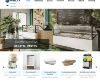 Majorsgroup.com.au(Gelato Ice Cream machines) Screenshot