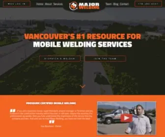 Majorwelding.com(Major Welding) Screenshot