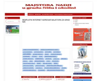 Majstoranadji.com(MAJSTORA NADJI U NISU I OKOLINI) Screenshot