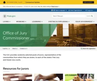 Majury.gov(Office of Jury Commissioner) Screenshot