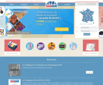 Majuscule.org(Papeterie et fournitures de bureau) Screenshot