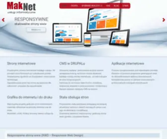 Mak2.net(Nowoczesne strony internetowe) Screenshot