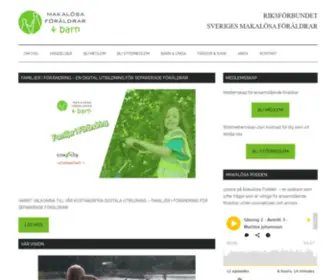 Makalosa.org(Sveriges Makalösa Föräldrar) Screenshot