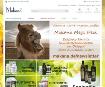 Makana.de(Nahrungsergänzung wie MSM) Screenshot