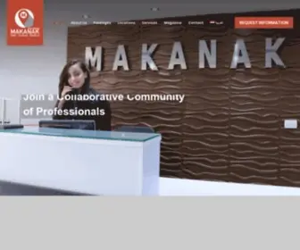 Makanakoffice.com(Makanak Office Space) Screenshot