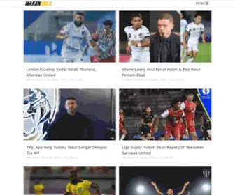 Makanbola.com(Berita Bola Sepak Malaysia) Screenshot